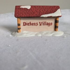 Department 56 Dickens Village Sign